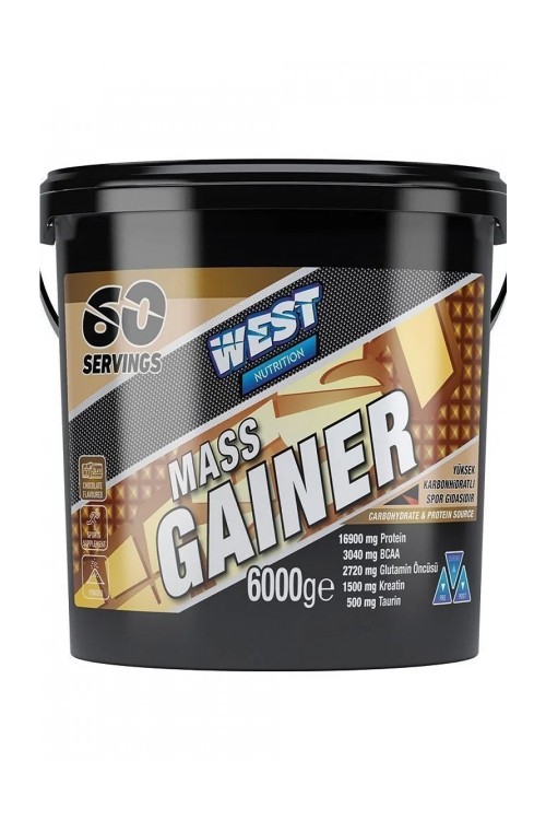 West Nutrition Mass Gainer Karbonhidrat Tozu 6000 Gr 60 Servis