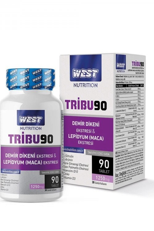 Tribu90 Erkeklere Özel Tribulus (Demir Dikeni) &Amp; Lepidyum (Maca) Ekstresi 90 Tablet