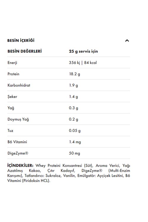 PROTEINOCEAN WHEY PROTEIN DUBAI ÇIKOLATASI AROMALI