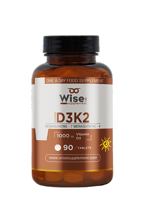 Wiselab Vitamin D3 + K2 90 Tablet