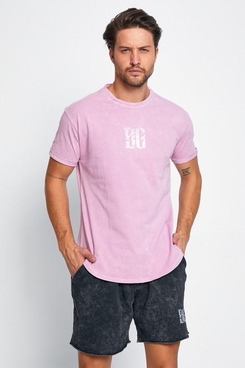 Be Green Washed Pembe T-Shirt