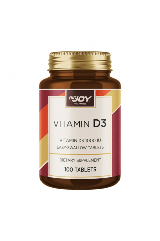 Bigjoy Vitamins Vitamin D3 1000 IU 100 Tablet